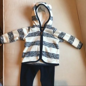 H&M baby boy jacket and pant set